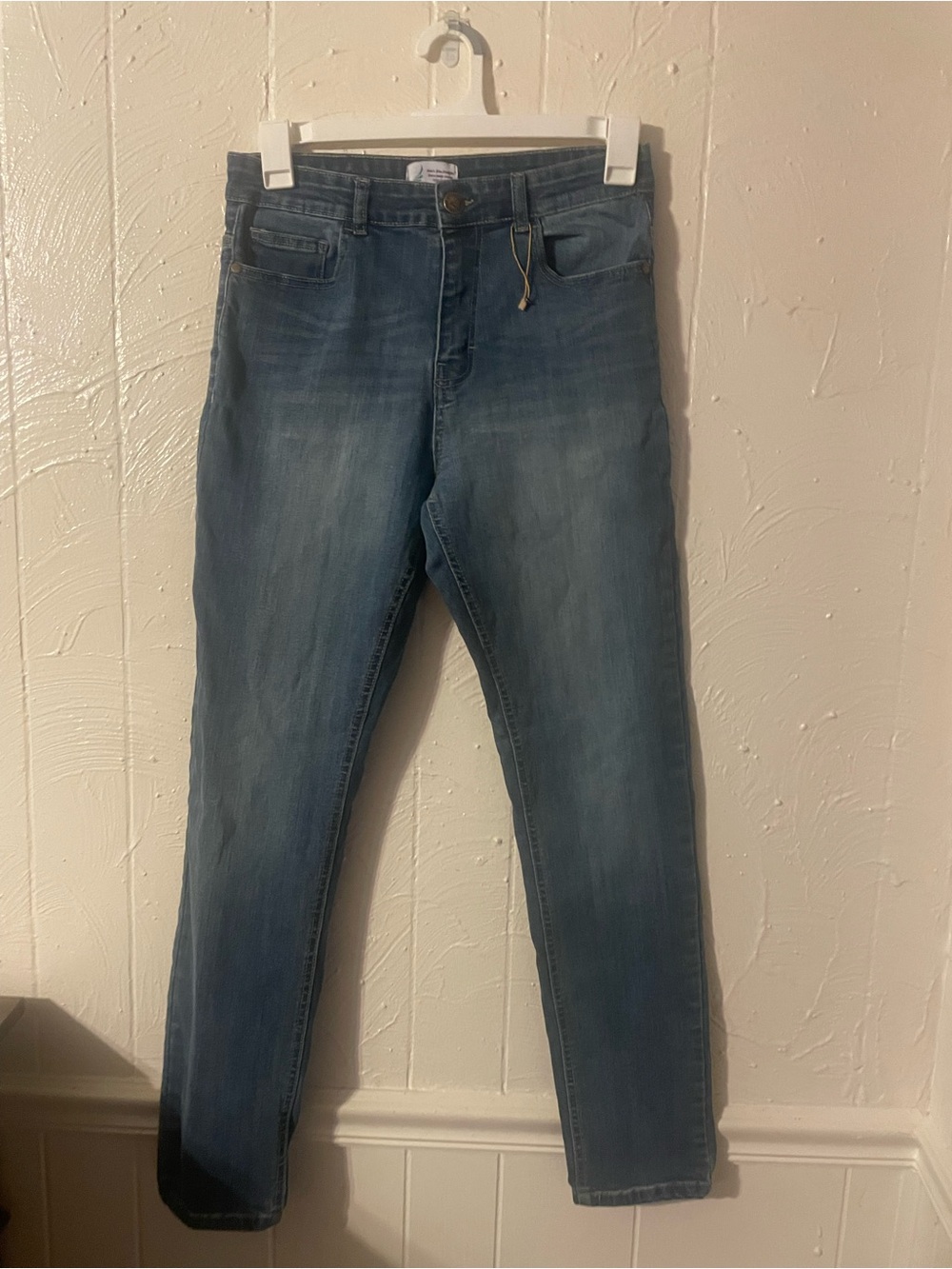 Slim Straight Men's Jeans in Faded Blue